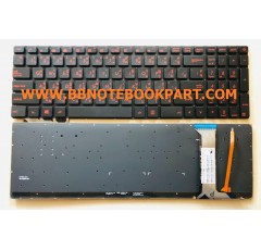 Asus Keyboard คีย์บอร์ด N551 N552  N751 N752 / G551 GL551 GL552  GL771 G771  GL752 ภาษาไทย อังกฤษ   